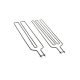 Repuestos - Resistencia HUUM para calefactores CLIFF/STEEL de 2 kW