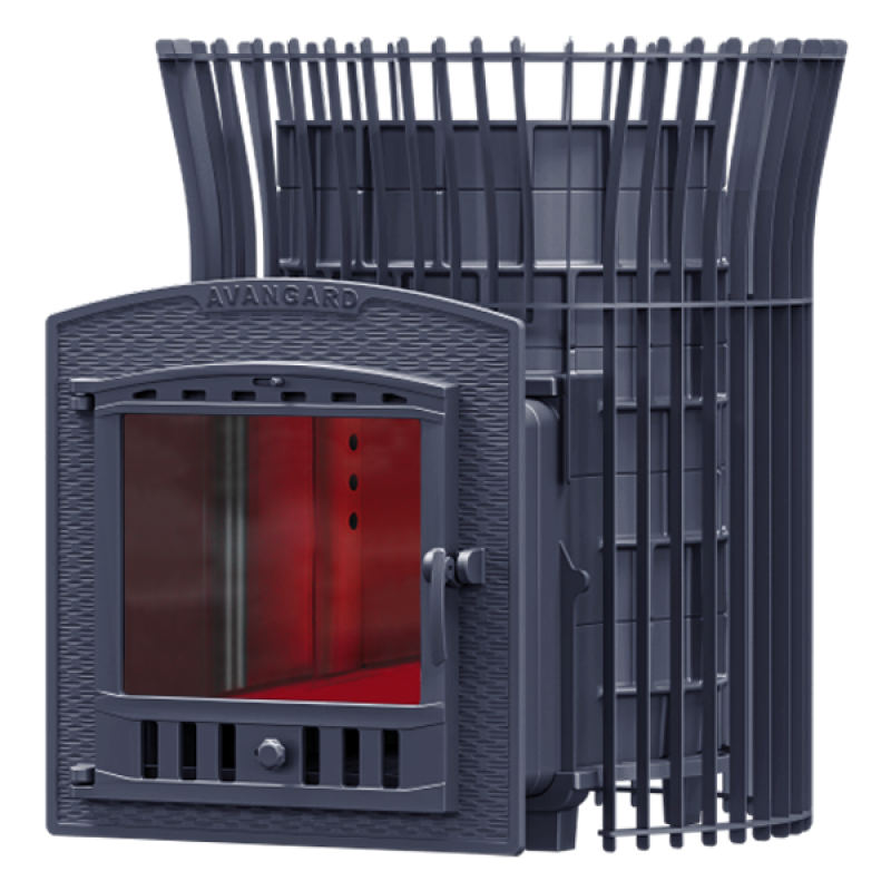 Estufa de sauna de leña GEFEST - AVANGARD (P2) en rejilla tulipa