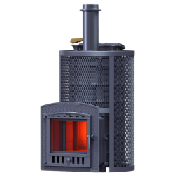 Estufa de sauna de leña GEFEST - AVANGARD ZK 40 (P2) Huracán en rejilla redonda  Estufa de sauna de leña GEFEST - AVANGARD ZK 40 (P2) Huracán en rejilla redonda