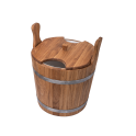 Cubo de madera para batidores, roble 20 l - 3