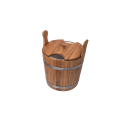 Cubo de madera para batidores, roble, 12l - 1