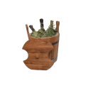 Cubo de madera para batidores, roble, 12l - 0