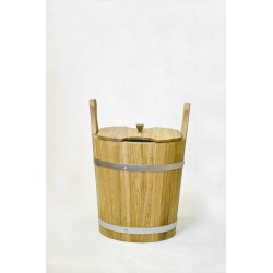 Cubo de madera para batidores, roble 20 l  Cubo de madera para batidores, roble 20 l