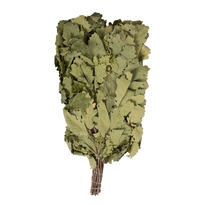 Batidor de sauna de roble