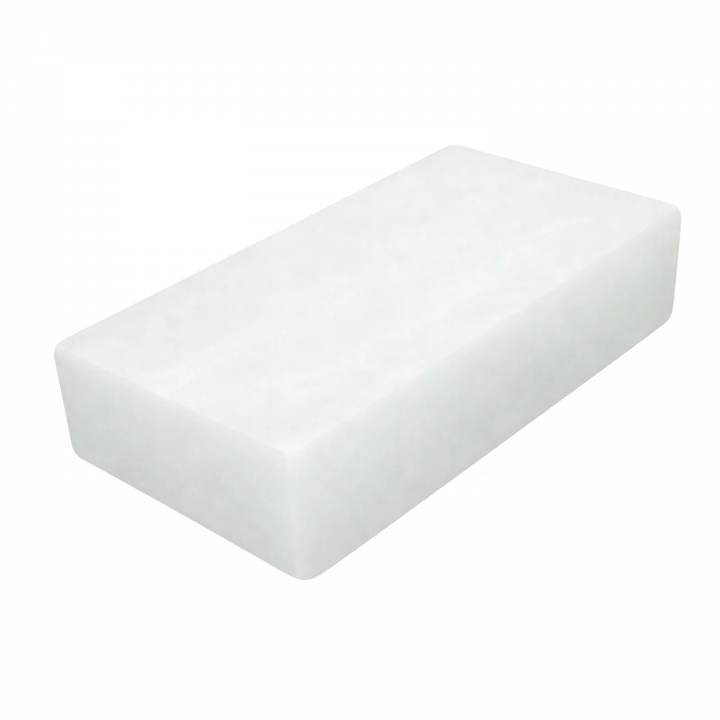 Ladrillo de sal blanca del Himalaya de 200 × 100 × 25 mm