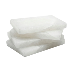 Ladrillo de sal blanca del Himalaya de 200 × 100 × 25 mm 