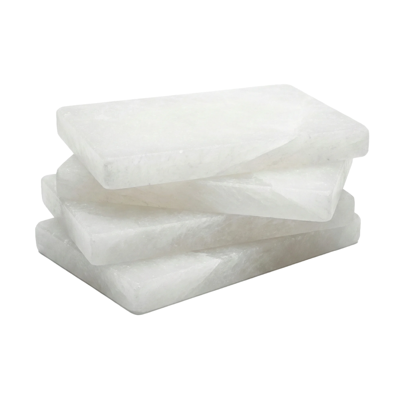 Ladrillo de sal blanca del Himalaya de 200 × 100 × 25 mm