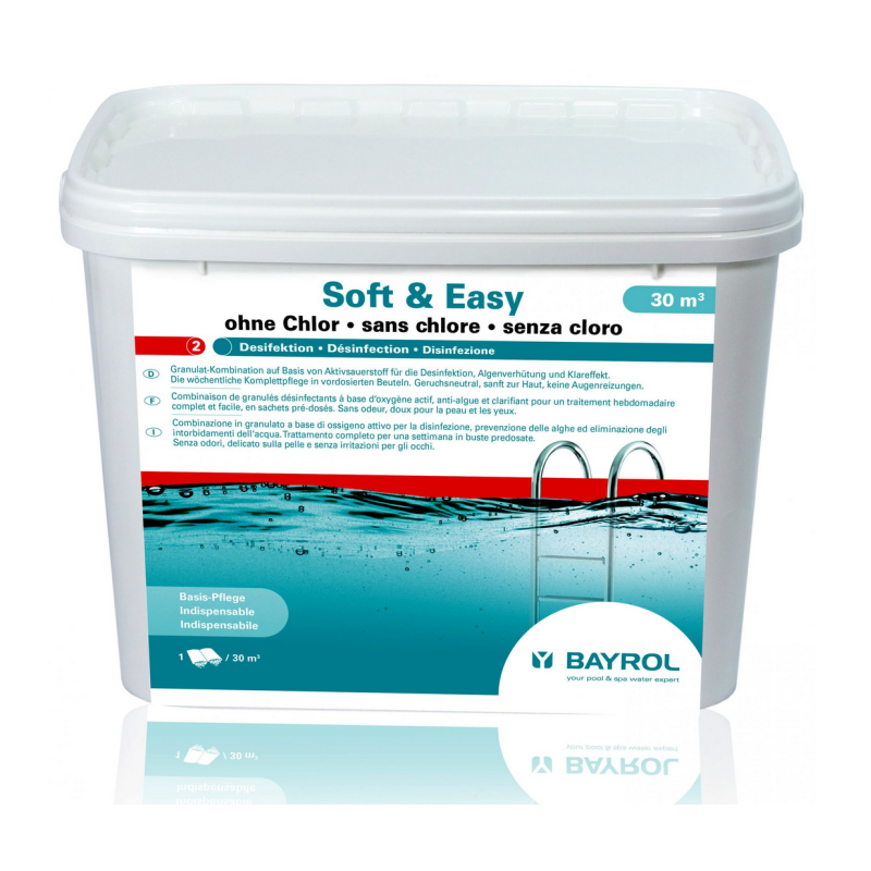 Herramienta de mantenimiento de piscinas Soft & Easy, SIN CLORO, 5,04 kg