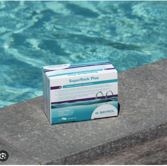 El clarificador de agua se refiere a Superflock, 1 kg.