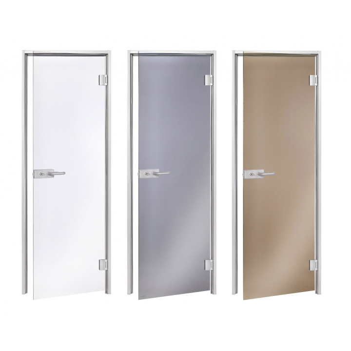 Puertas de sauna de cristal AD DORADO, 70 x 200, Gris