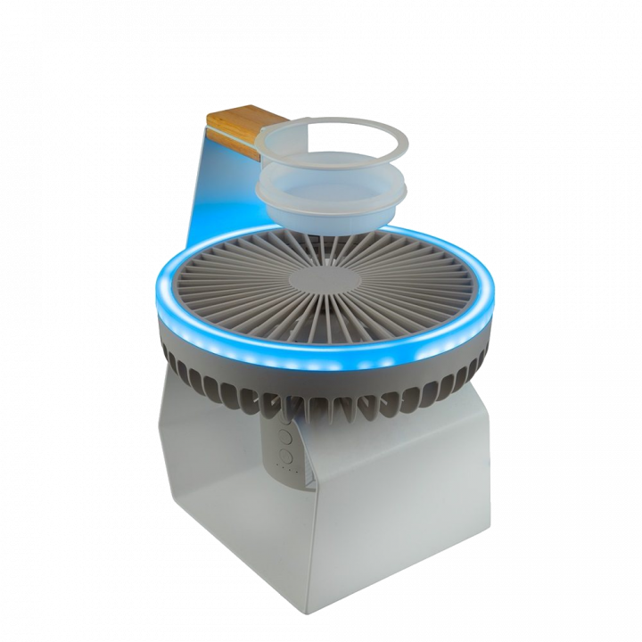 Mezclador de aire inalámbrico para sauna LUX, blanco