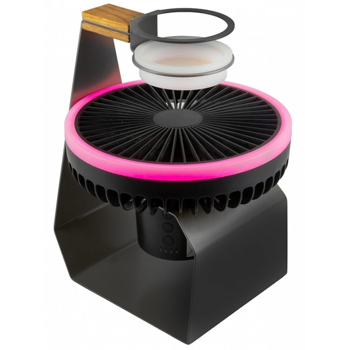 Mezclador de aire inalámbrico para sauna LUX, negro