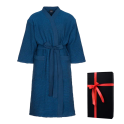 Bata de baño en caja de regalo, RENTO KENNO, azul - 0