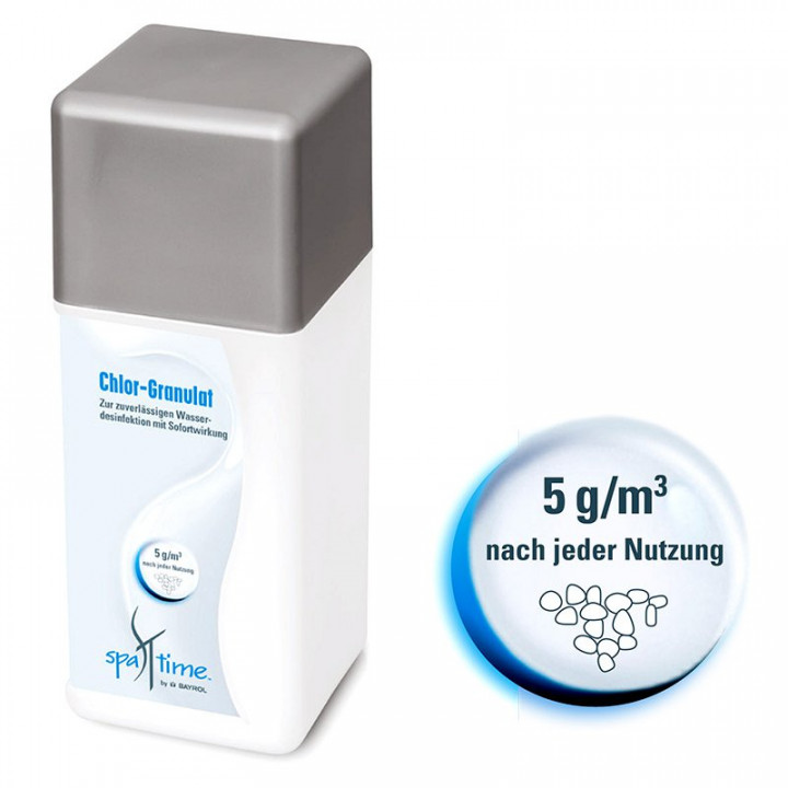 Gránulos de cloro Spa Time 1 kg