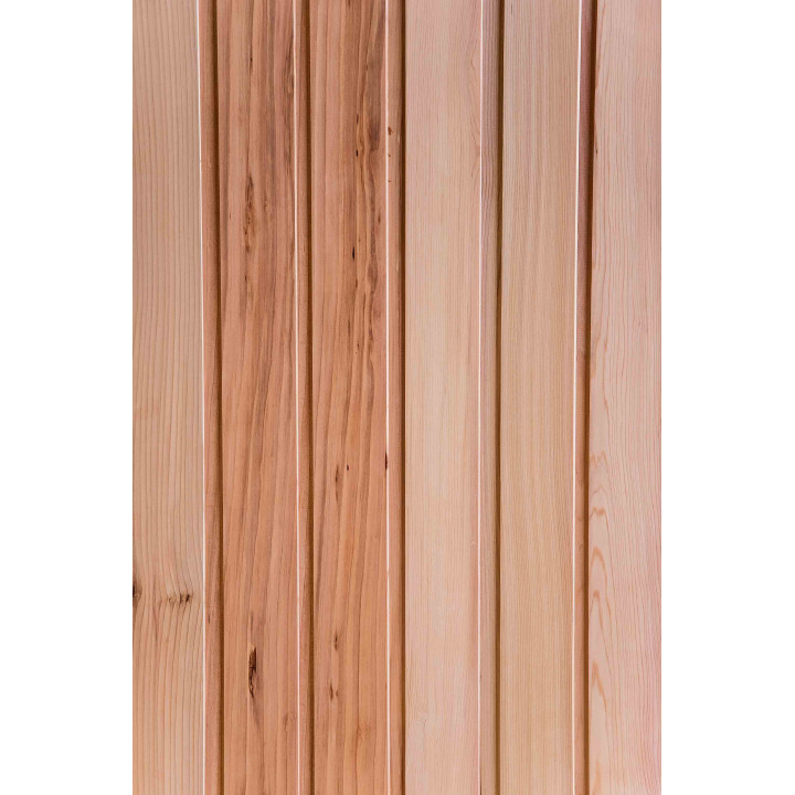 Revestimiento de sauna de cedro, 11 x 92 mm, Clase A