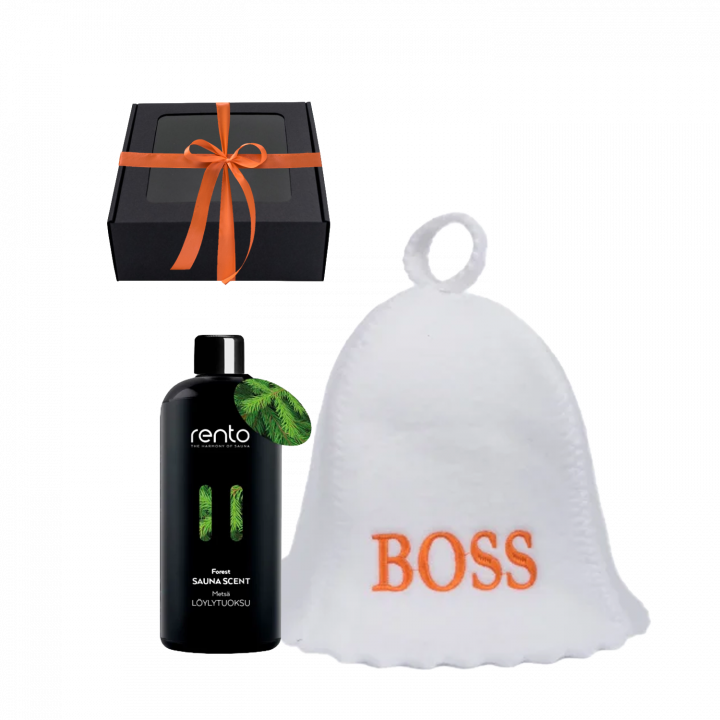 Set de regalo BOSS en caja de regalo. Tapón y esencia aromática.