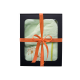 Set de regalo en caja para ELLA. Gorro y delantal de sauna para mujer, VERDE CLARO
