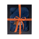 Set de regalo en caja para ÉL. Gorro y delantal de sauna para hombre - AZUL