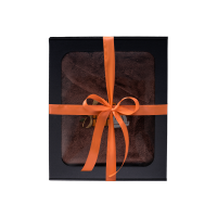 Set de regalo en caja para ÉL. Gorro y delantal de sauna para hombre - MARRÓN