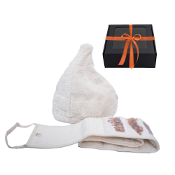Set de regalo GINTARAI en caja de regalo. Gorro y bastoncillo 