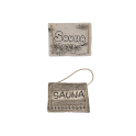 Placa de puerta SAUNA - 0
