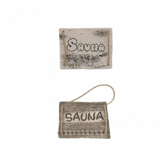 Placa de puerta SAUNA