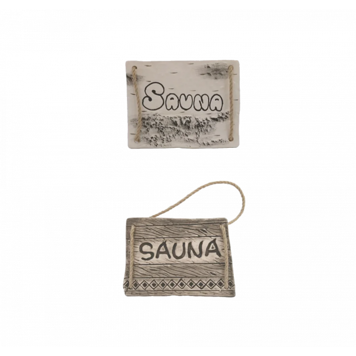 Placa de puerta SAUNA