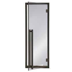 Puertas de sauna de vidrio AD MODERNA, color de vidrio gris  Puertas de sauna de vidrio AD MODERNA, color de vidrio gris