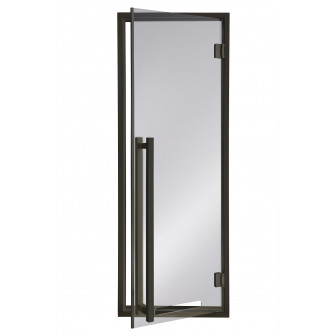 Puertas de sauna de cristal AD MODERN, color gris