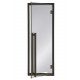 Puertas de sauna de cristal AD MODERN, color gris, 90 x 200