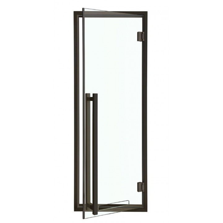Puertas de sauna de cristal AD MODERN, color cristal transparente, 90 x 190
