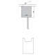 Generador de hielo EIS TOWER NAKED EB, modelo 160