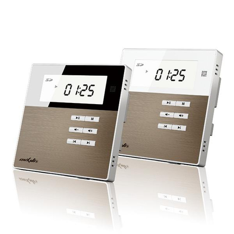 Amplificador de música Smart Home on Wall DSPPA DM835. Negro