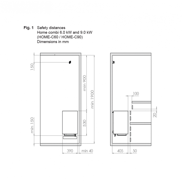 Calentador de sauna eléctrico - HARVIA Virta Wall Combi HLW90S 9 kW