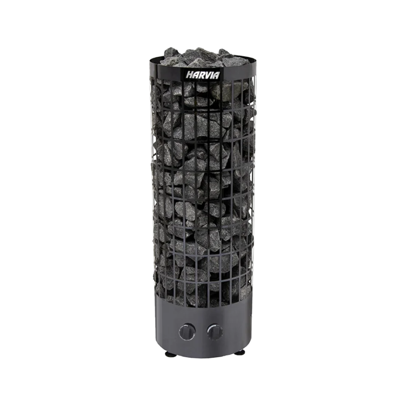 Calentador eléctrico para sauna - HARVIA Cilindro Acero Negro PC70 6,8 kW