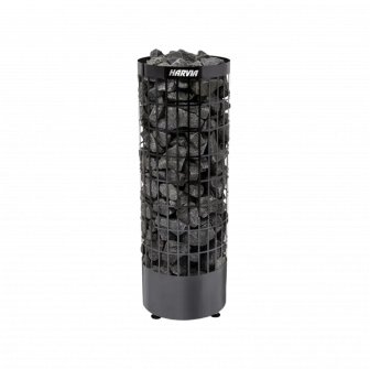Calentador eléctrico para sauna - HARVIA Cilindro Acero Negro PC90E 9 kW