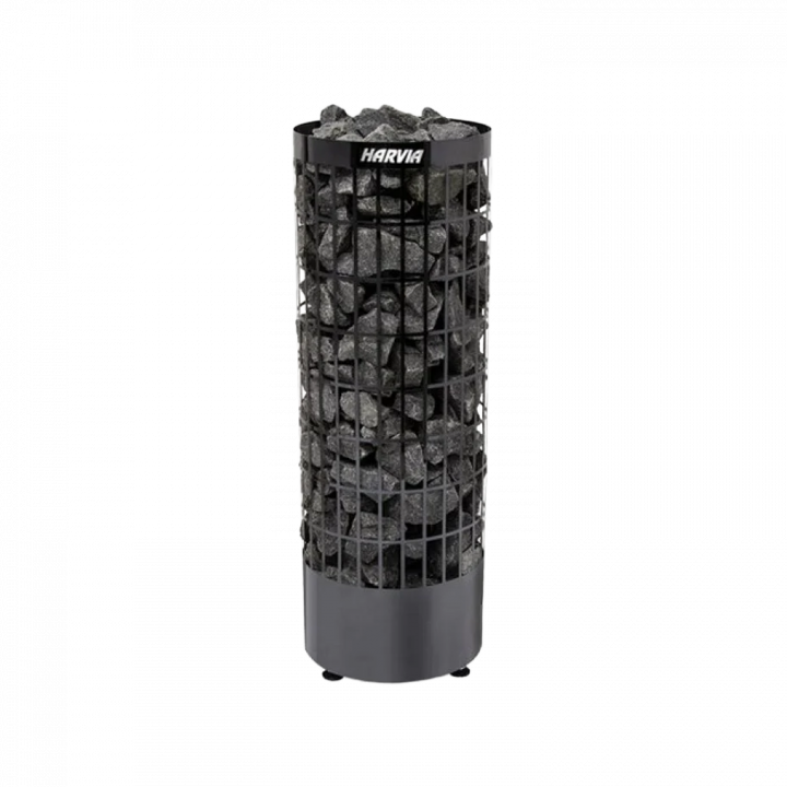 Calentador eléctrico para sauna - HARVIA Cilindro Acero Negro PC90E 9 kW