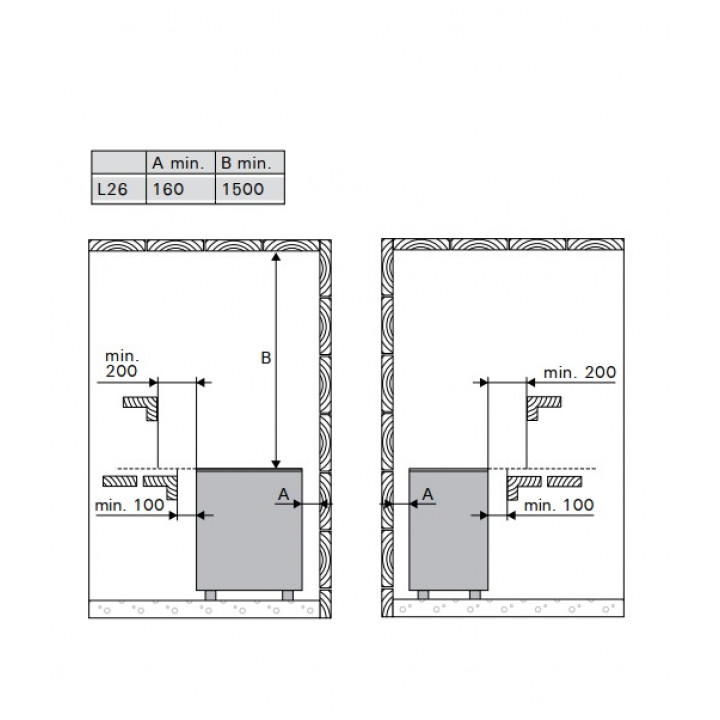 Calentador eléctrico para sauna - HARVIA Club Pro L26 26,0 kW