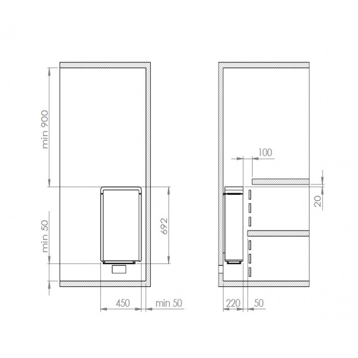 Calentador eléctrico para sauna - HARVIA Concept R Mini