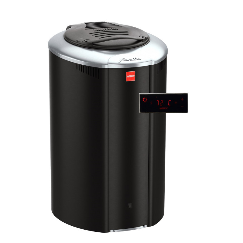 Estufa de sauna eléctrica - HARVIA Forte AFB9 9 kW, color negro