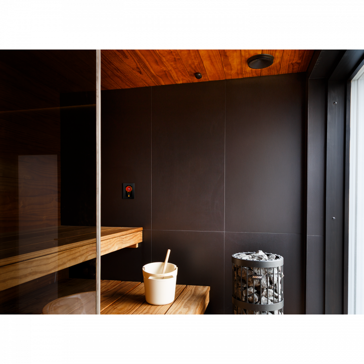 Calentador eléctrico para sauna - Harvia Legend PO110FC 10,8 kW WiFi negro
