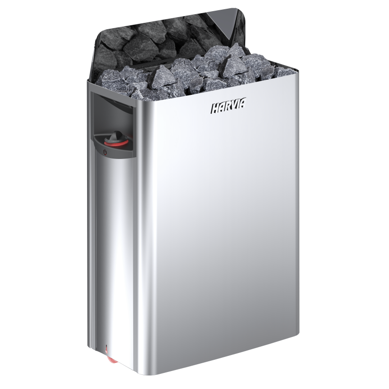 Calentador de sauna eléctrico - HARVIA The Wall SW90 9,0 kW con panel de control