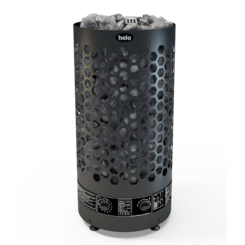 Calentador de sauna eléctrico - HELO Ringo, negro BWT
