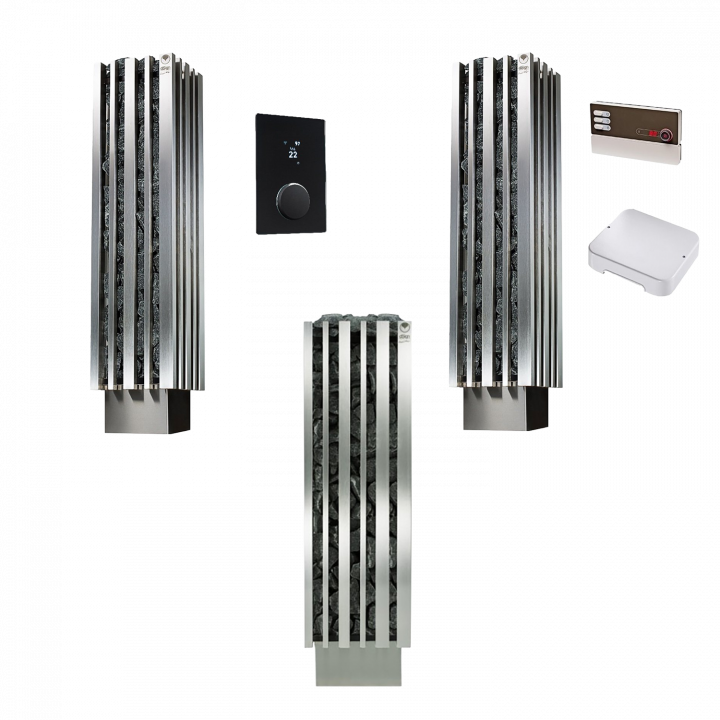 Calentador de sauna eléctrico - IKI MONOLITH 18 kW