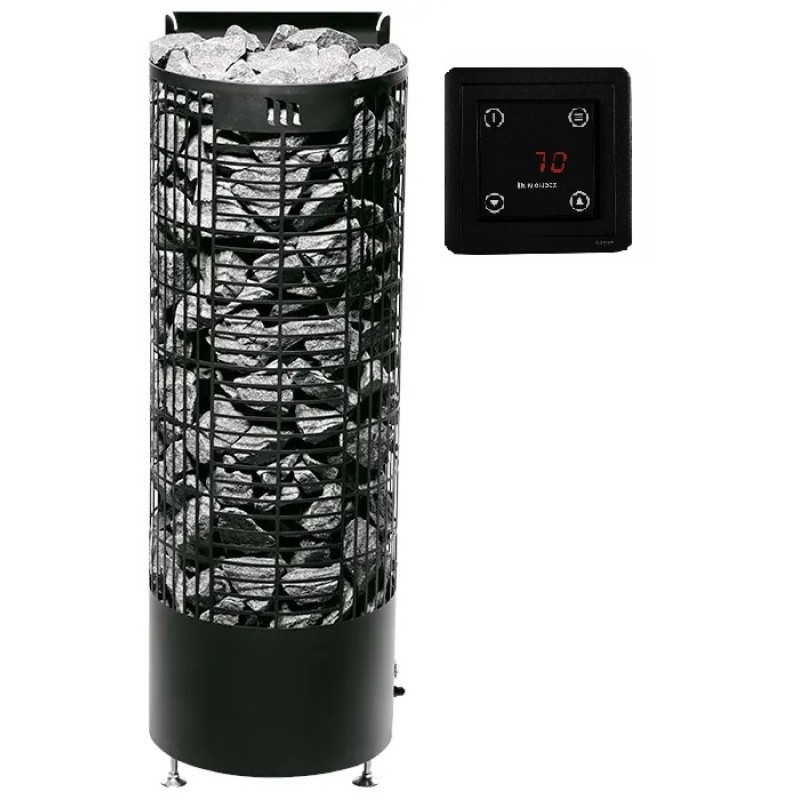 Calentador de sauna eléctrico - MONDEX KALLA, negro