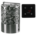 Calentador de sauna eléctrico - MONDEX TENO E2, acero inoxidable - 0