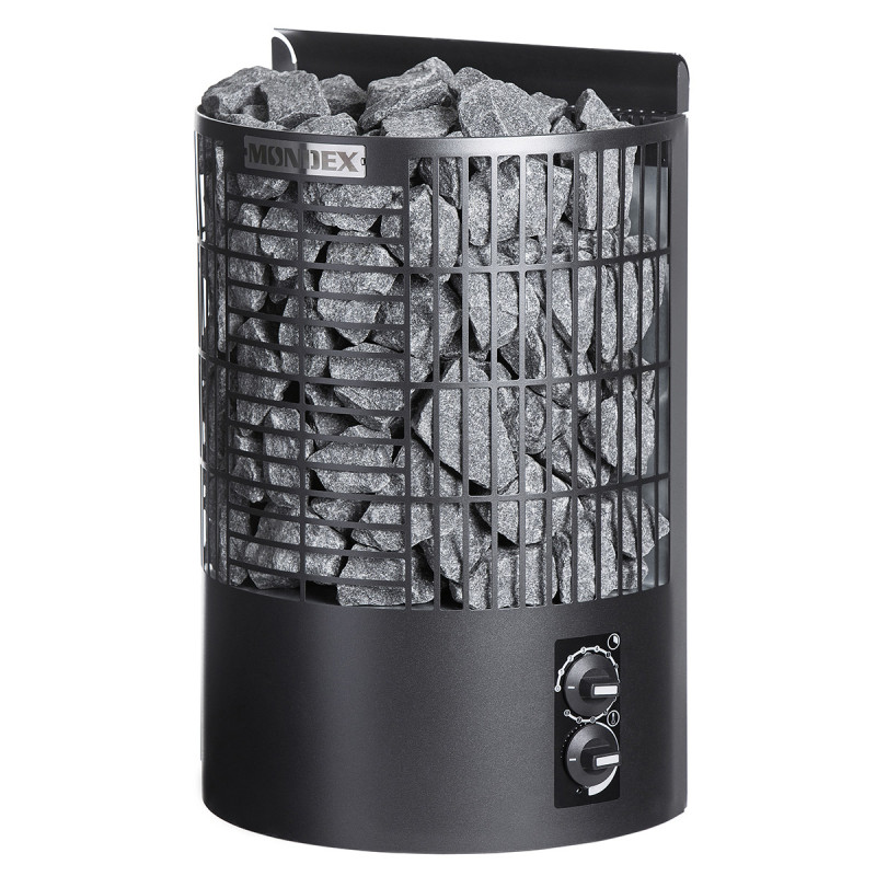 Calentador de sauna eléctrico - MONDEX TENO, negro