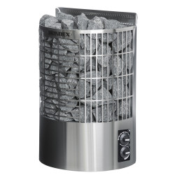 Calentador de sauna eléctrico - MONDEX TENO, acero inoxidable 