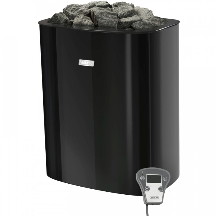 Calentador de sauna eléctrico - NARVI NC Eléctrico, negro 9 kW