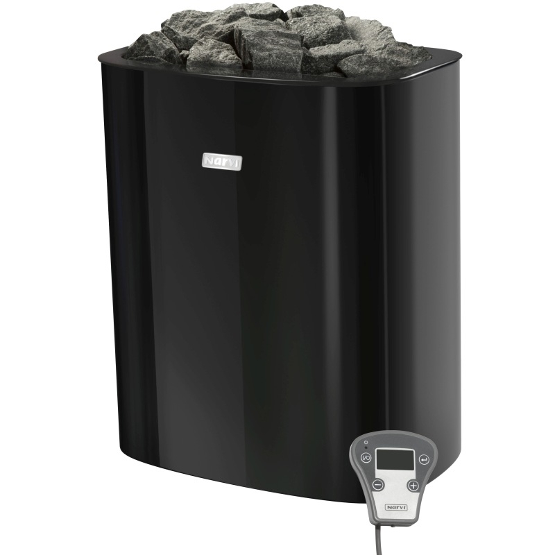 Calentador de sauna eléctrico - NARVI NC Eléctrico, negro 6 kW